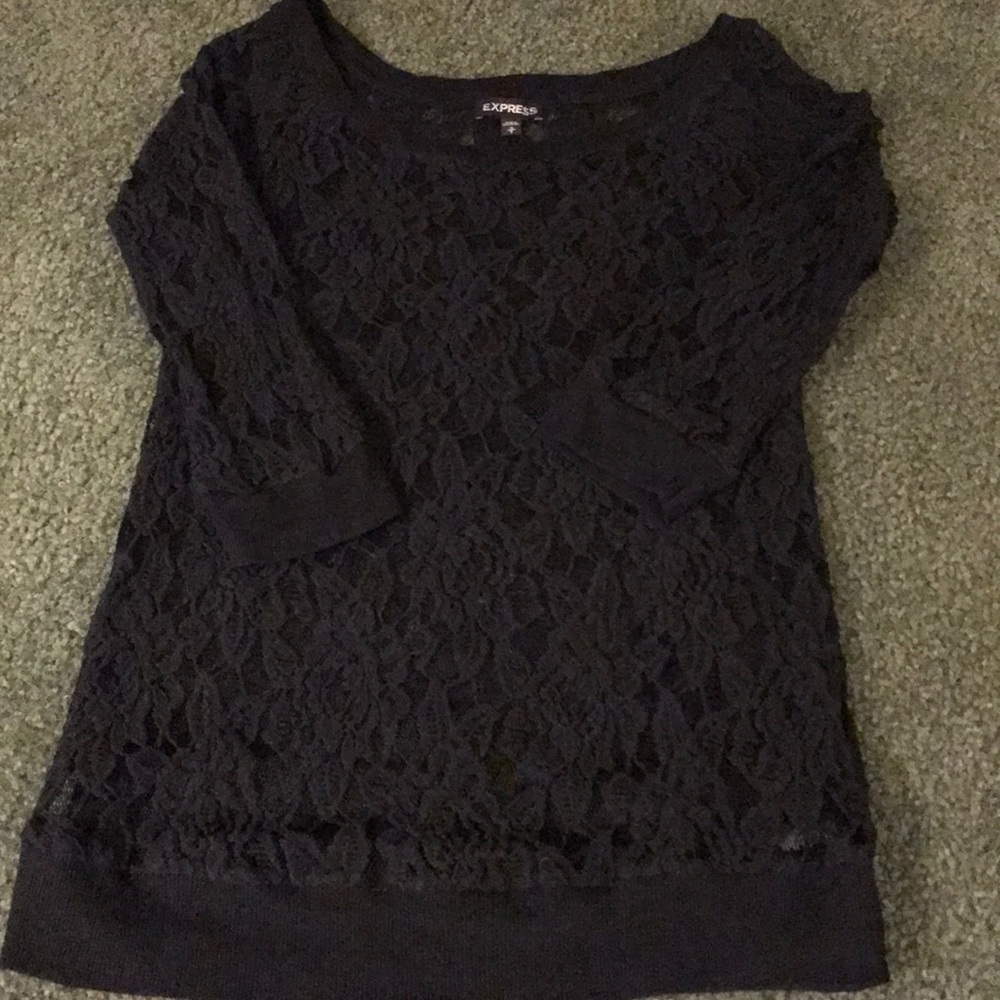 Black Lace Top
